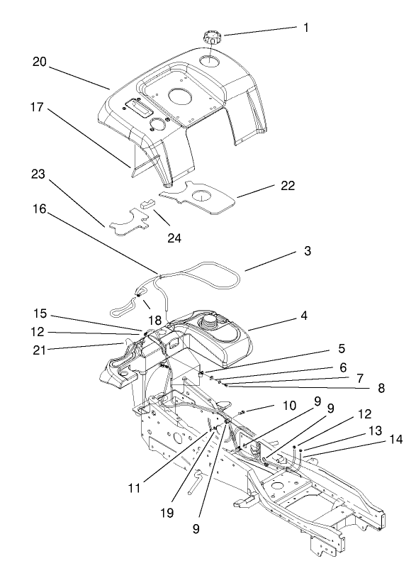 Fender & Fuel System Assembly