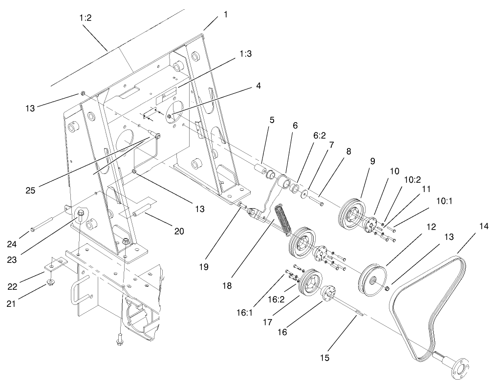 Loader Tower And Drive Assembly