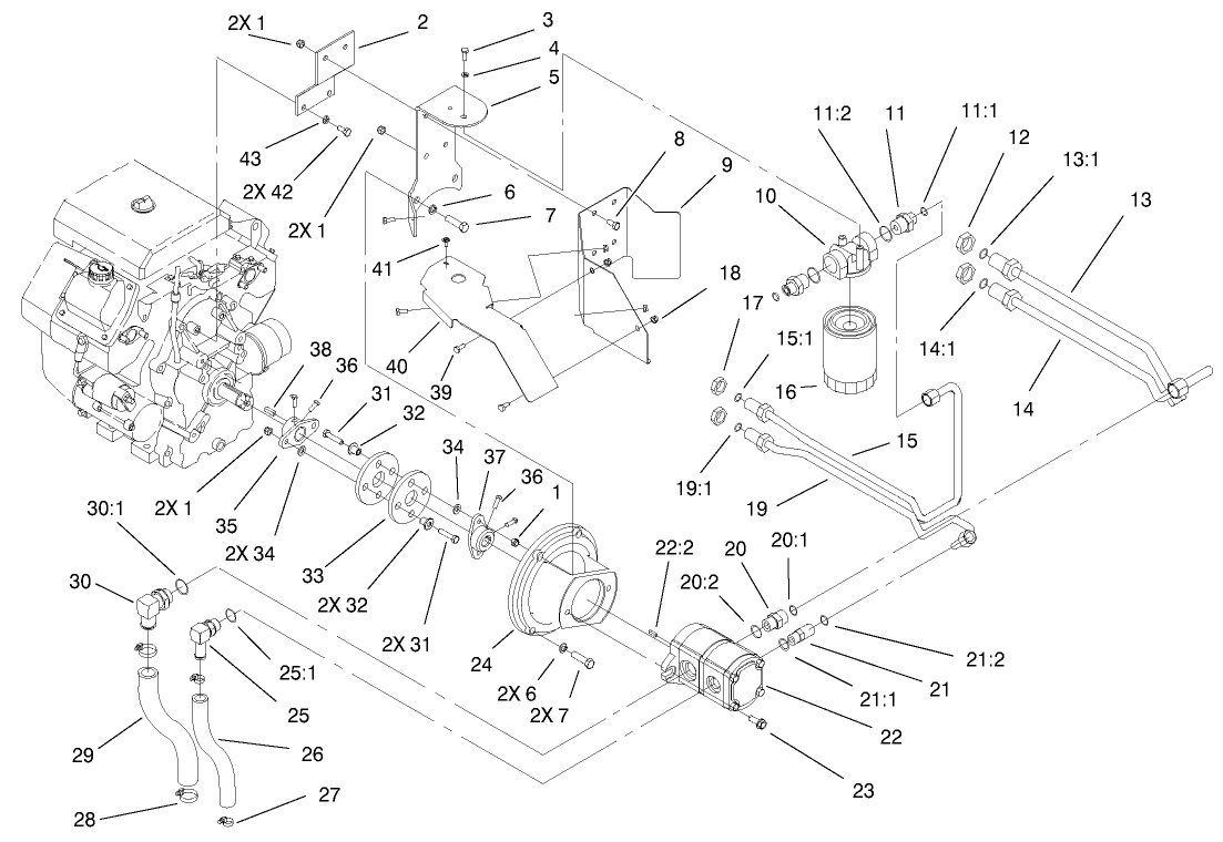 Hydraulic Pump Assembly