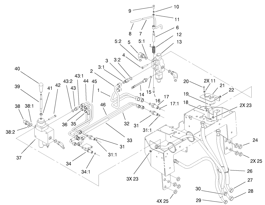 Pricipal Hydraulics Assembly