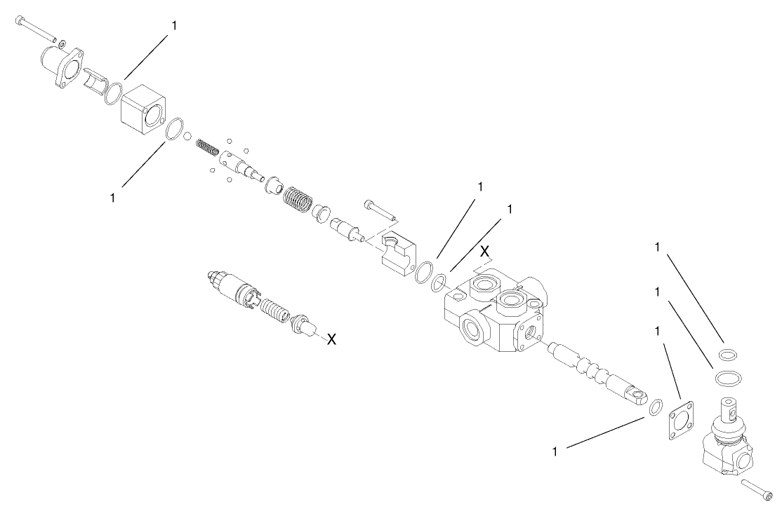 One Spool Valve Assembly No. 95-3537