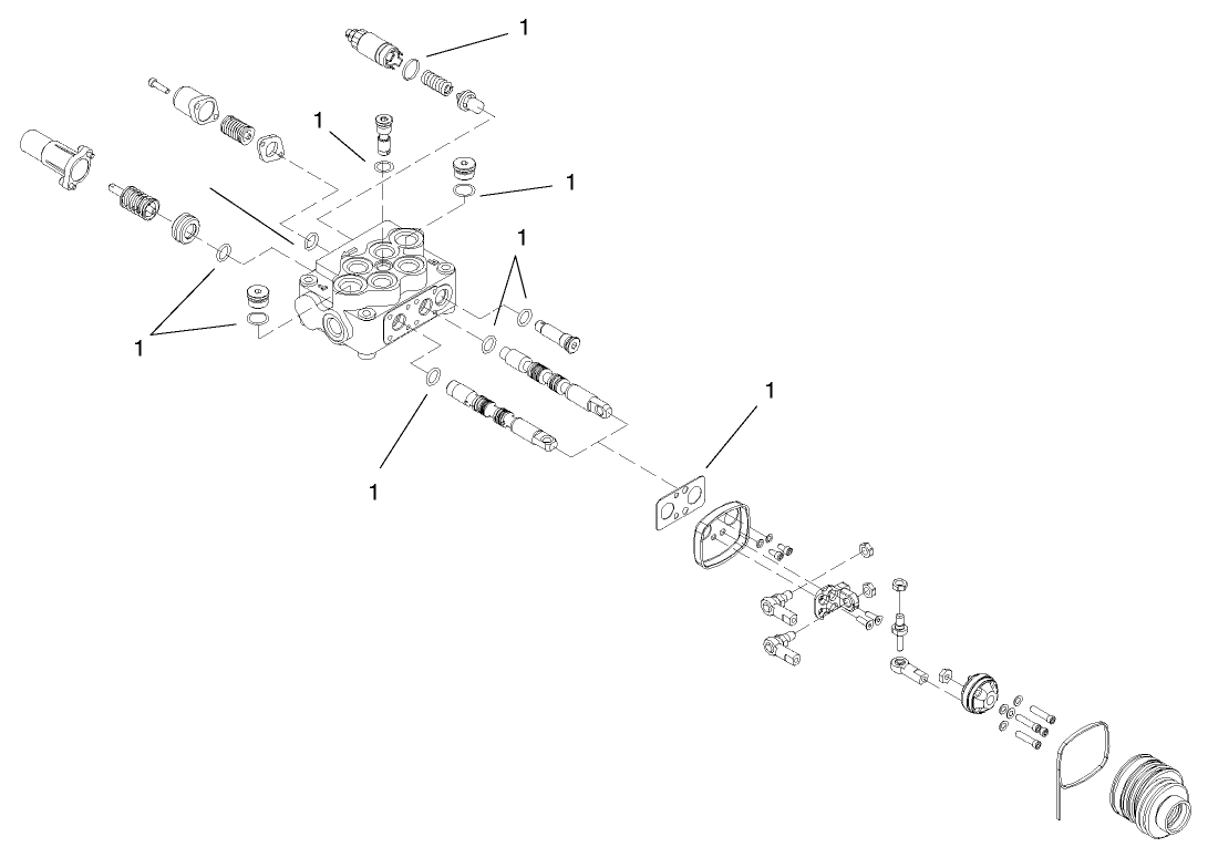 Two Spool Valve Assembly No. 95-3536