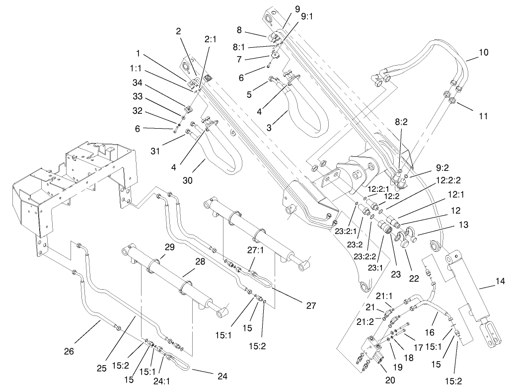 Loader Arm Hydraulic