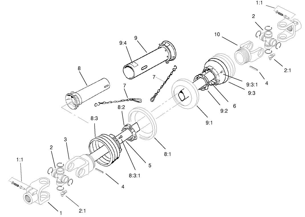 Pto Assembly No. 100-3648