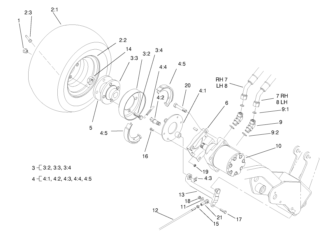 Front Wheel And Brake Assembly