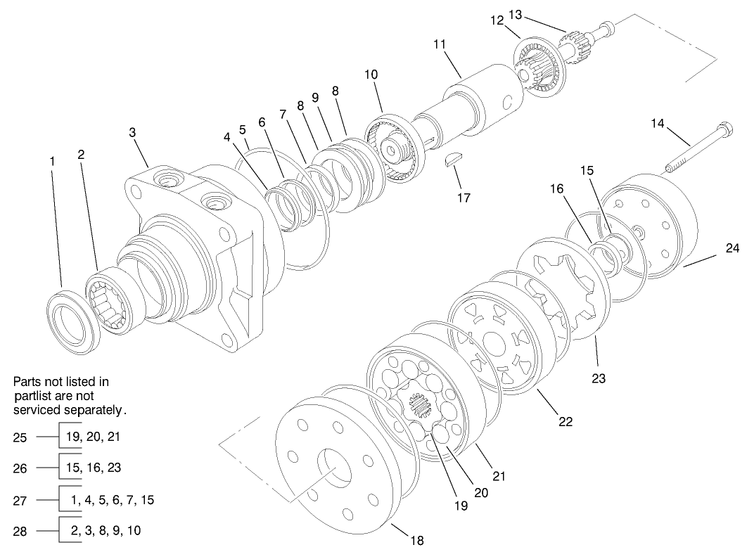 Hydraulic Drive Motor Assembly No. 92-9199