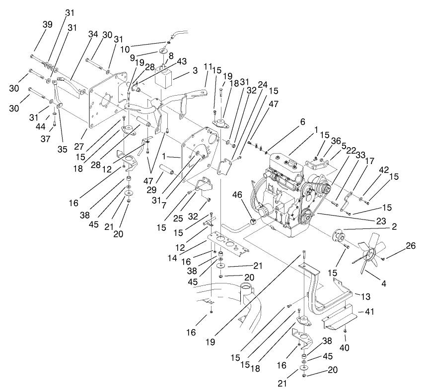 Engine Installation Assembly