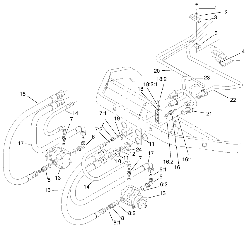 Front Bulkhead & Reel Motor Assembly