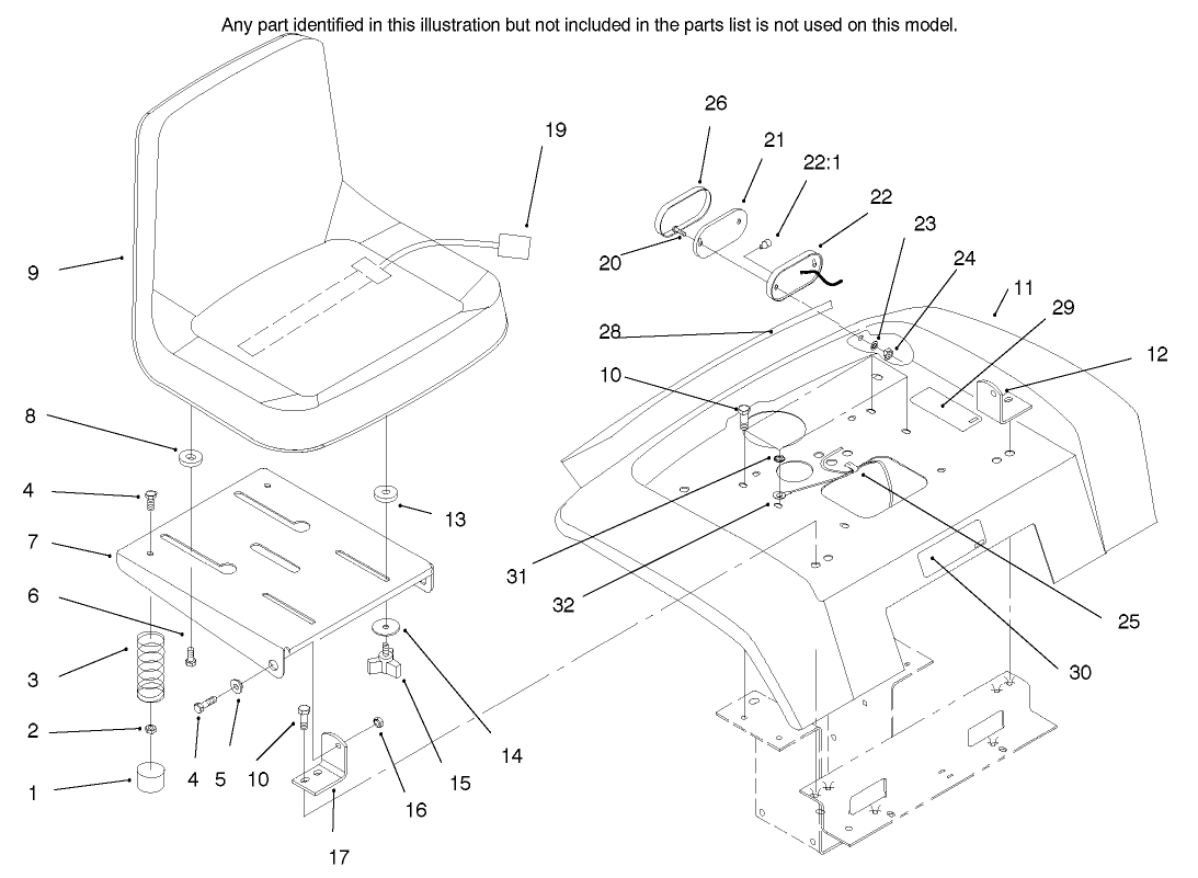 Fender, Seat & Tail Lights