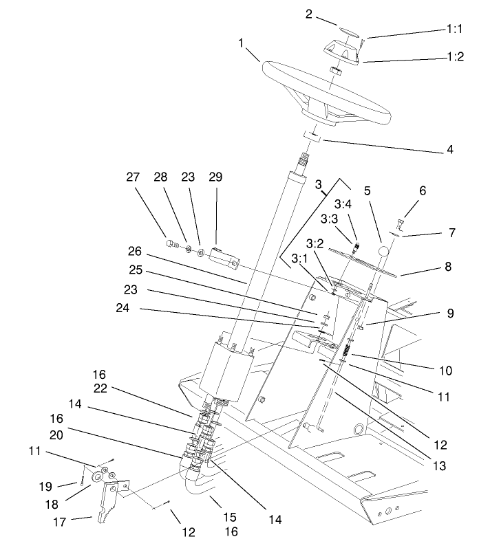 Steering Tower Assembly