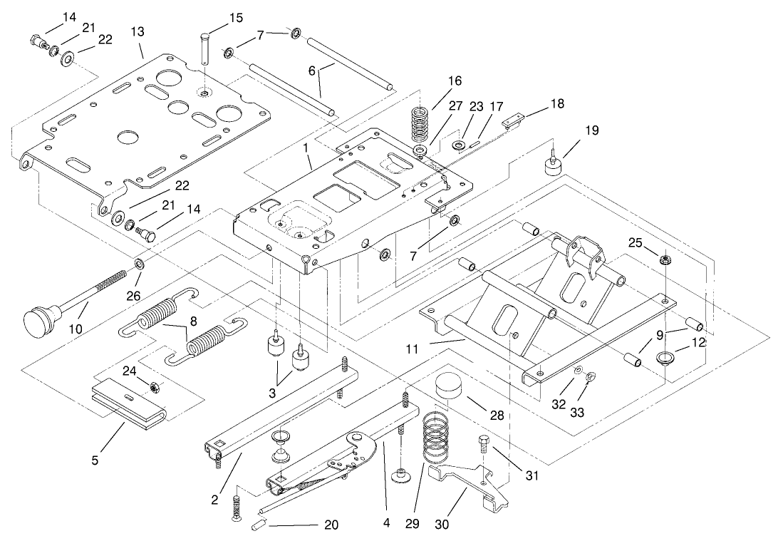 Seat Suspension Assembly No. 75-3000