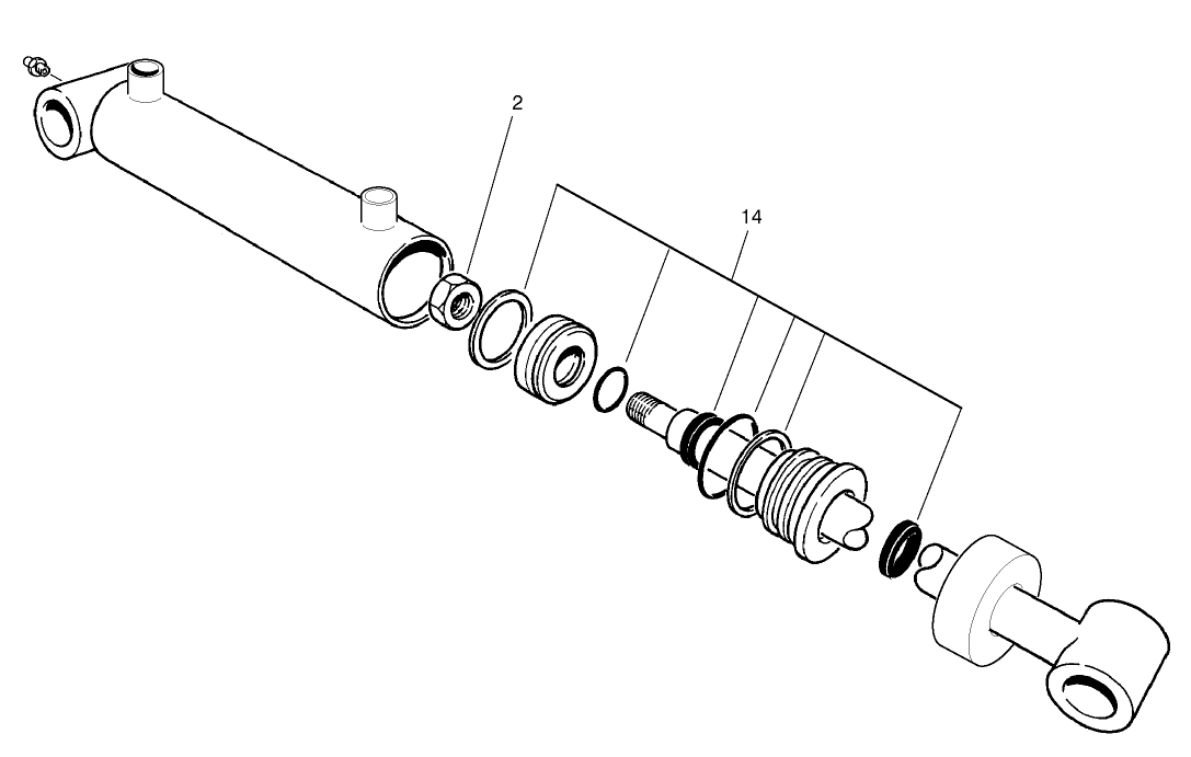 Hydraulic Cylinder Assembly No. 99-6986
