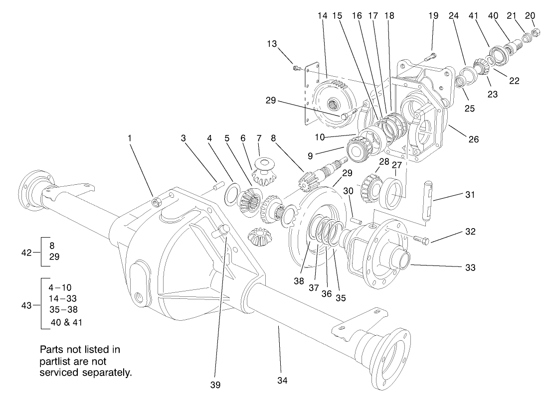 Axle Assembly No. 99-6981-03