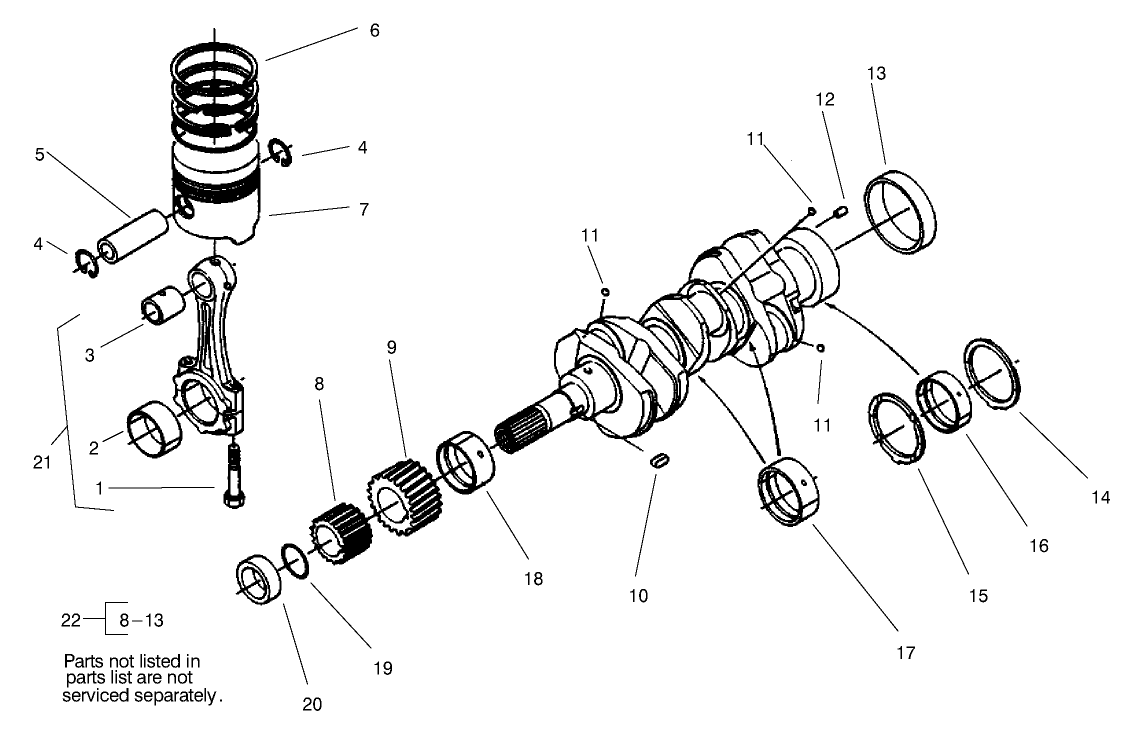 Piston And Chrankshaft Assembly (continued)