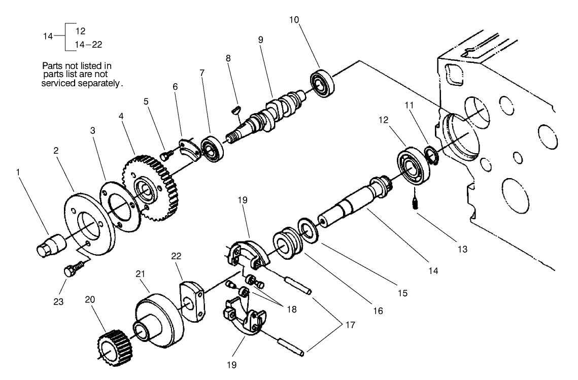 Fuel Camshaft Assembly