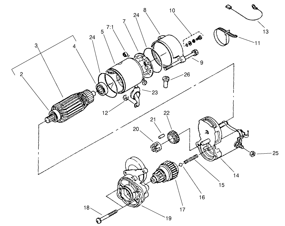 Starter Assembly No. 98-9705