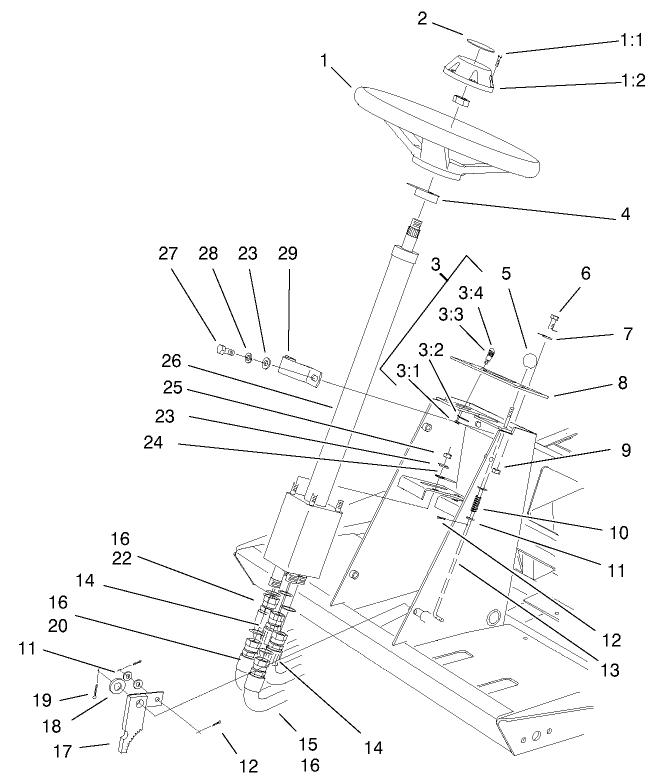 Steering Tower Assembly