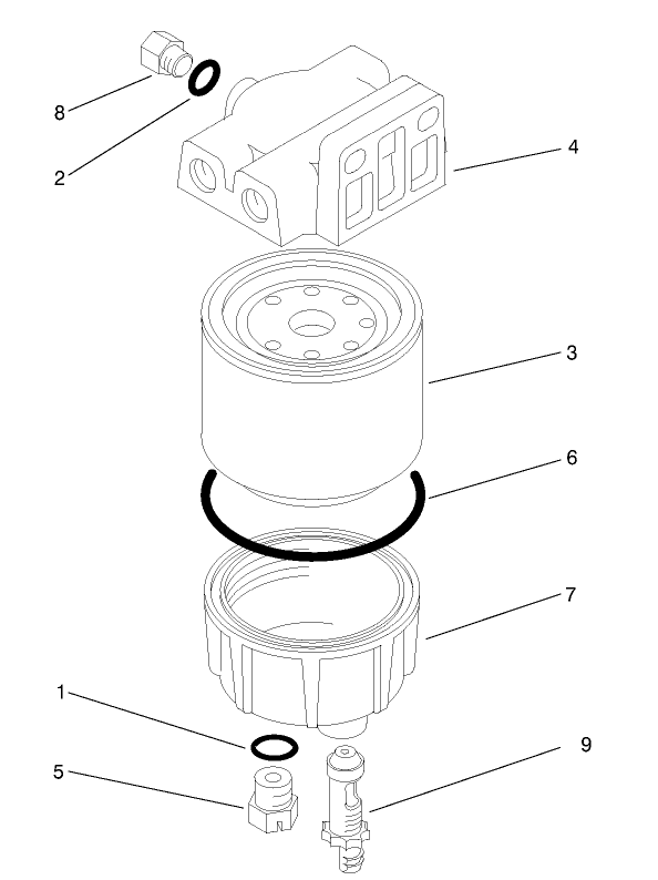 Water/fuel Separator Assembly No. 98-9305