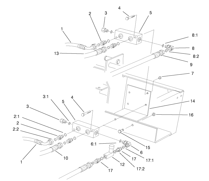 Rear Hydraulic Manifold Assembly