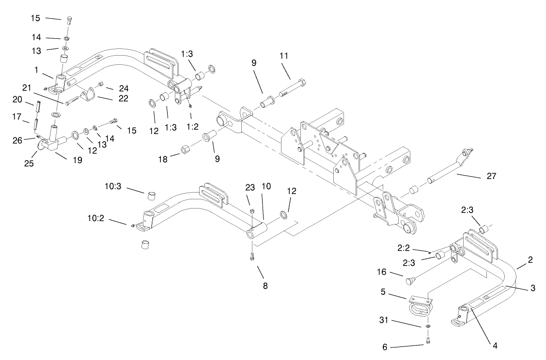 Front Lift Arms Assembly