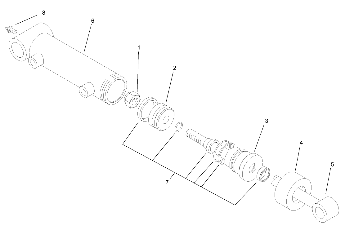 Hydraulic Cylinder No. 93-9311