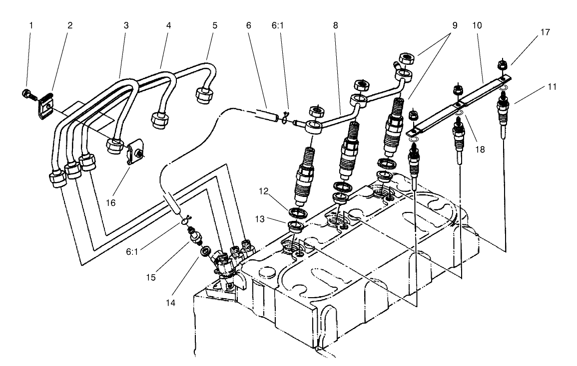 Nozzle Holder And Glow Plug Assembly