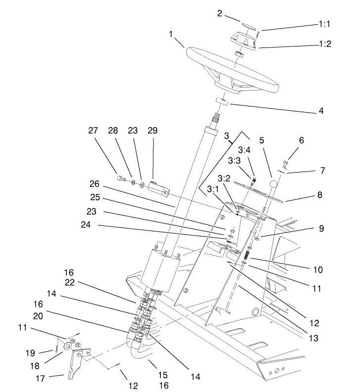 Steering Tower Assembly