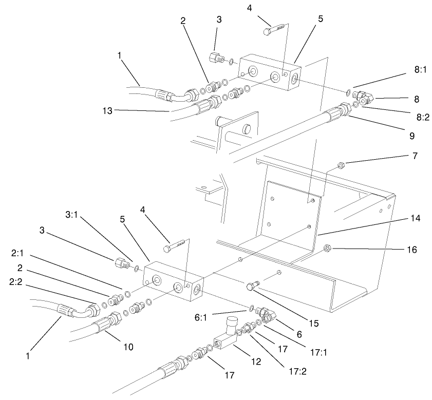 Rear Hydraulic Manifold Assembly