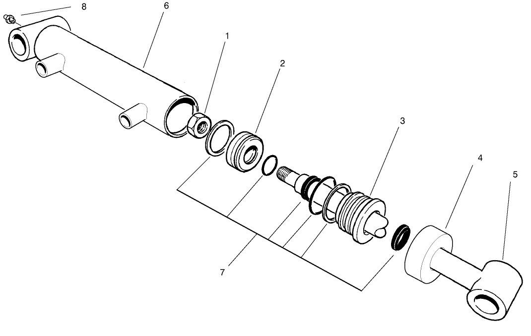 Hydraulic Cylinder Assembly No. 93-9310