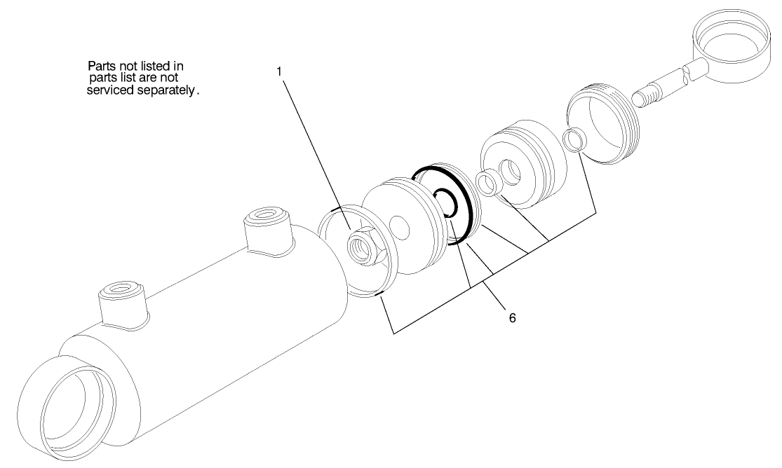 Hydraulic Cylinder Assembly No. 98-8163