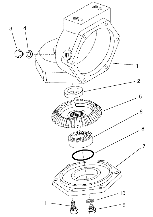 Rear Axle Assembly No. 98-3925 (continued) Axle Case Assembly