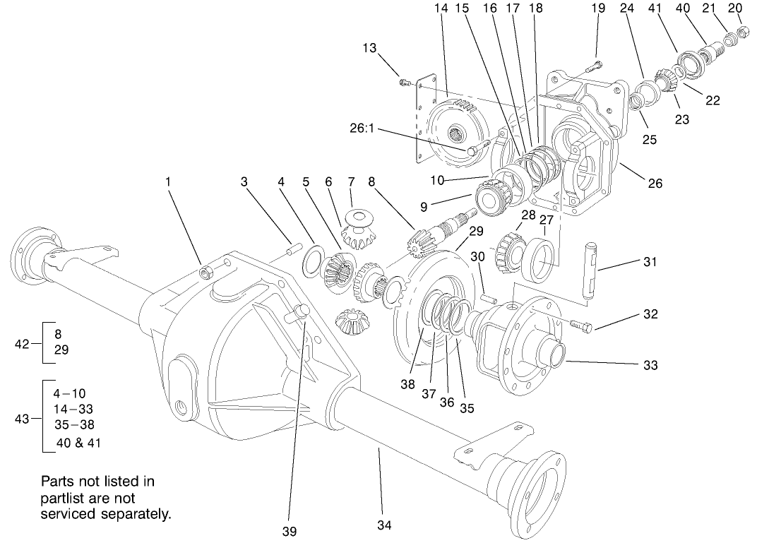 Axle Assembly No. 99-6981-03