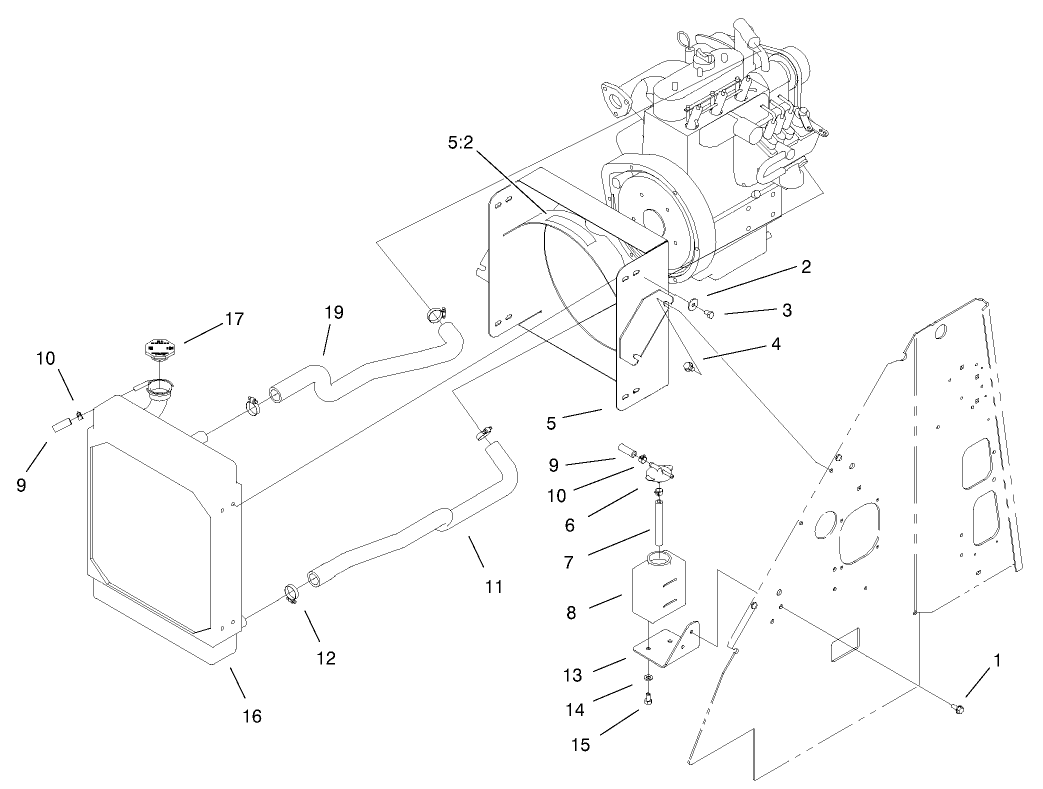 Radiator Mount Assembly