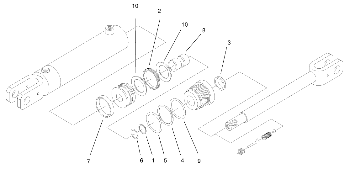 Hydraulic Cylinder Assembly No. 100-4163
