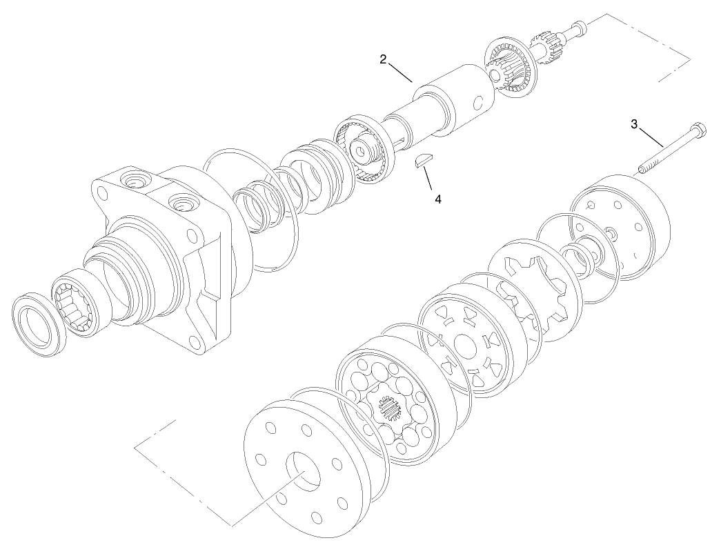 Hydraulic Motor Assembly No. 99-3052