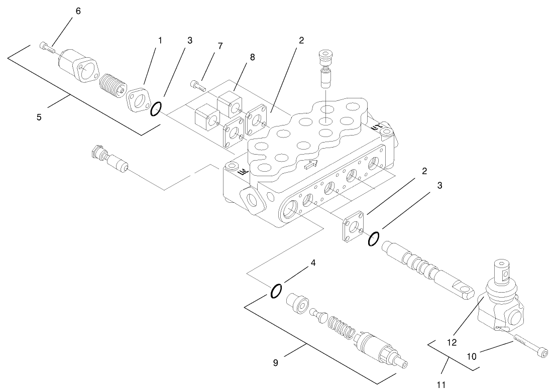Hydraulic Valve Assembly No. 99-3070
