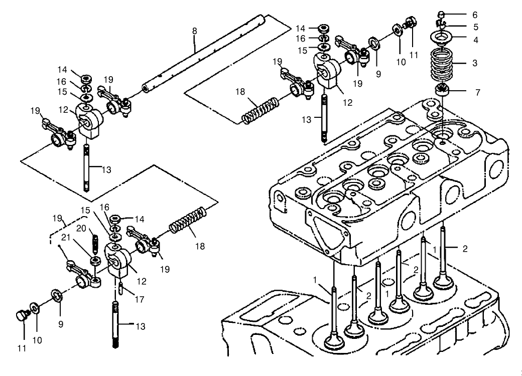 Valve And Rocker Arm Assembly