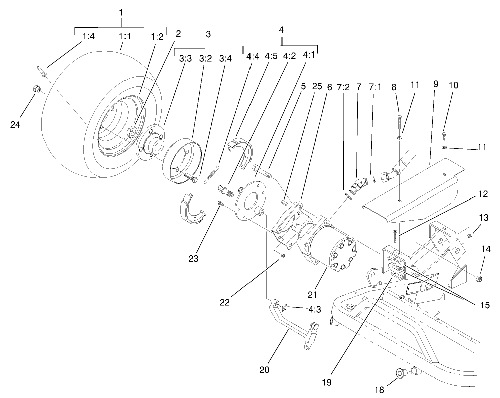 Front Wheel And Brake Assembly