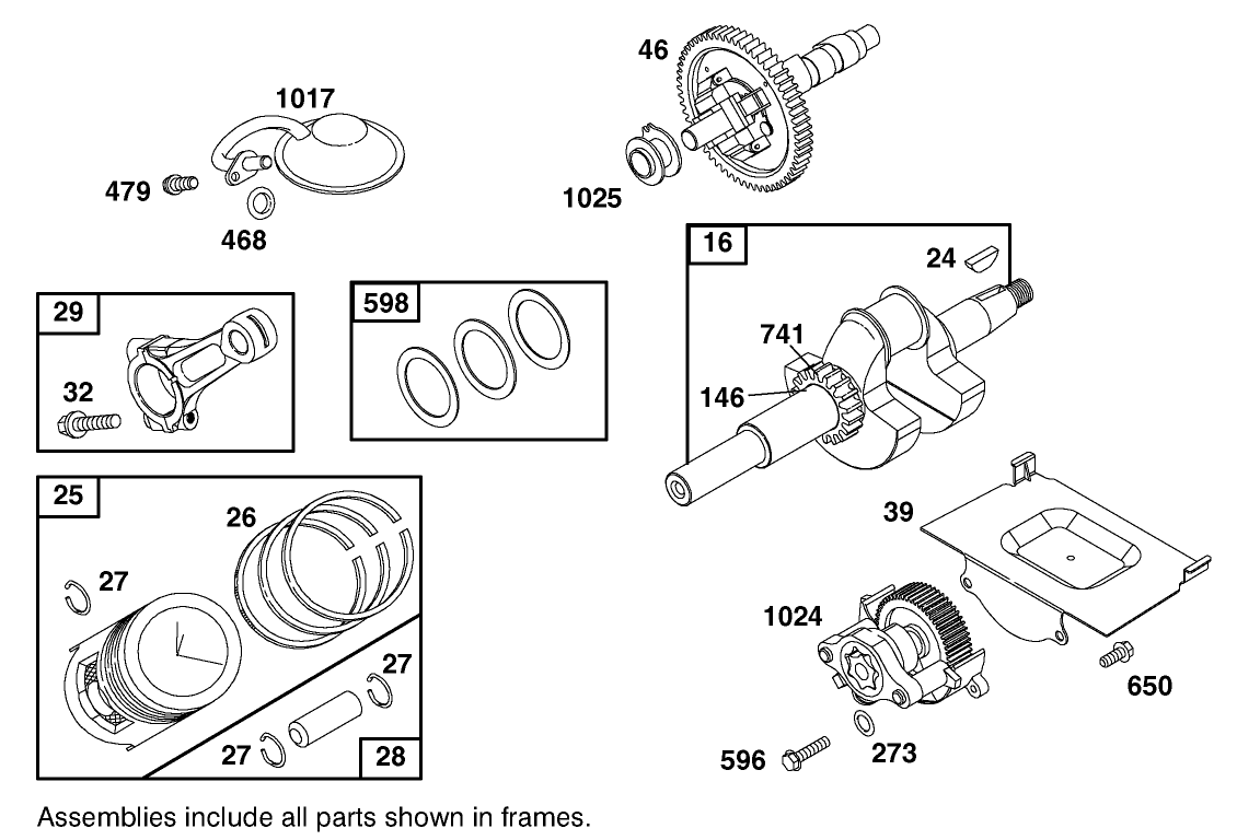 Engine-Briggs And Stratton Model 303447-1408-E1