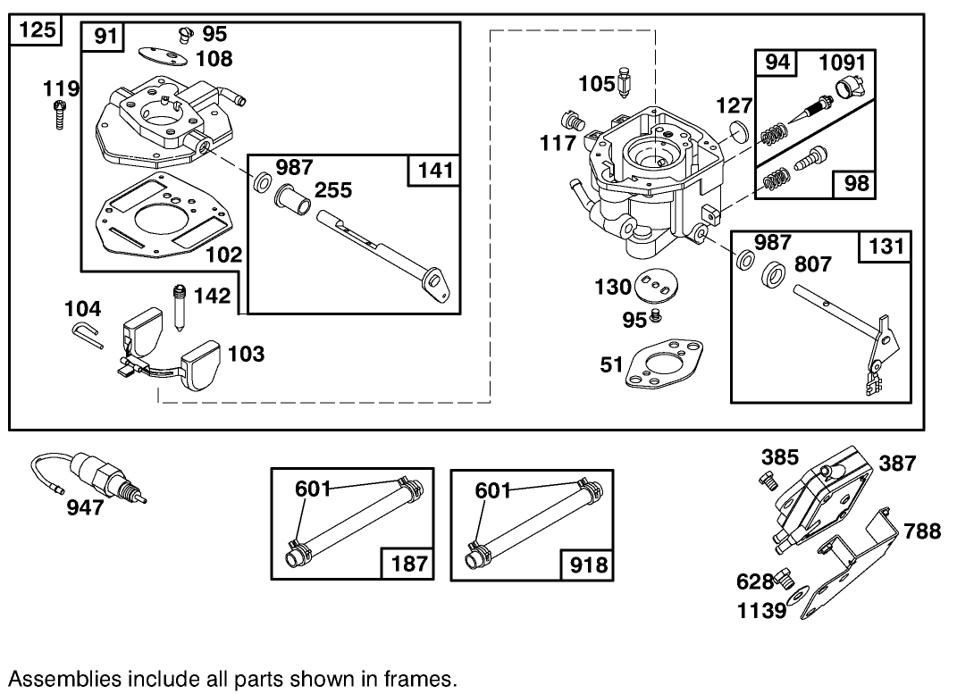 Engine-Briggs And Stratton Model 303447-1408-E1