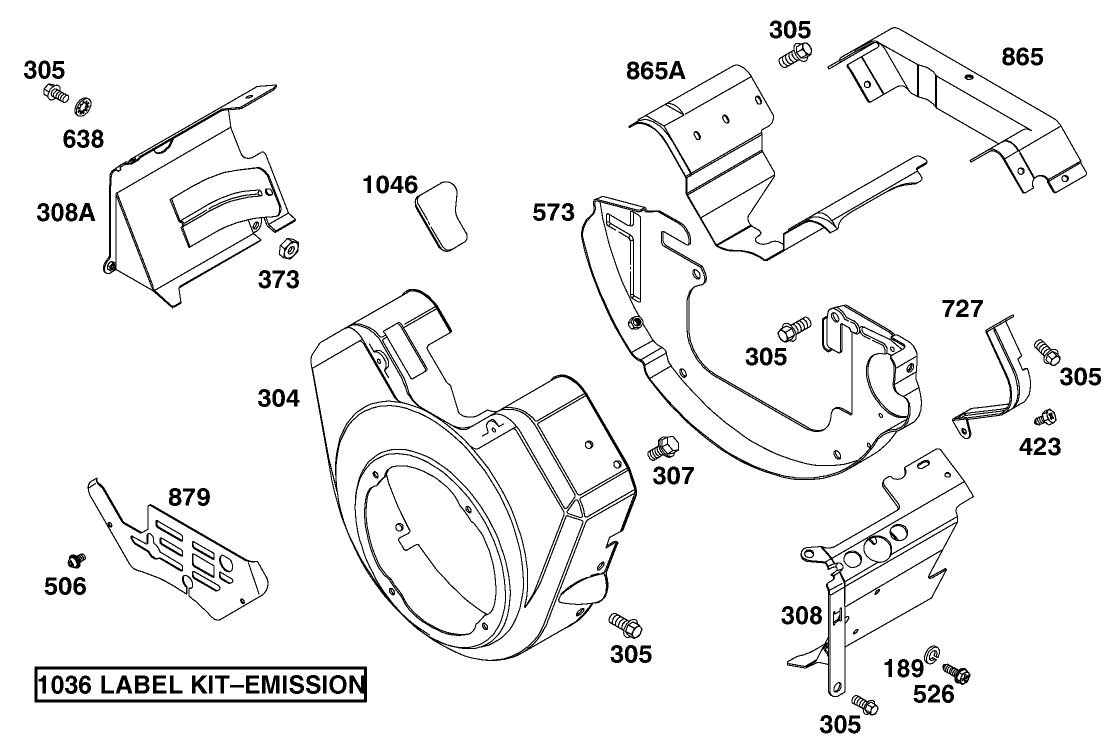 Engine-Briggs And Stratton Model 303447-1408-E1