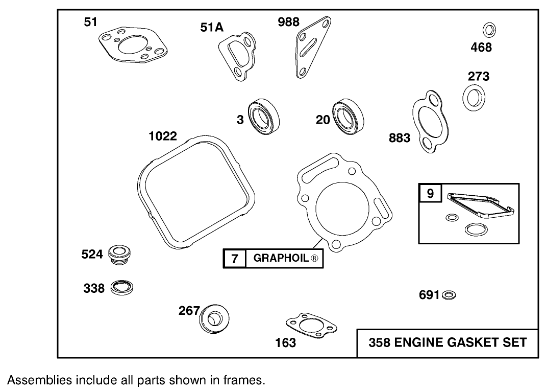 Engine-Briggs And Stratton Model 303447-1408-E1