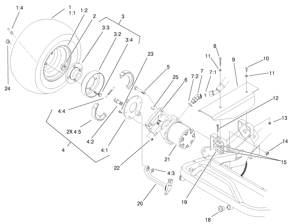 Front Wheel And Brake Assembly