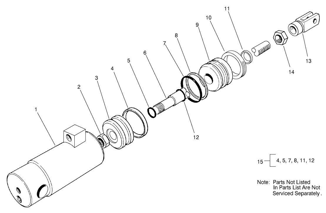 Hydraulic Cylinder Assembly No. 99-8159