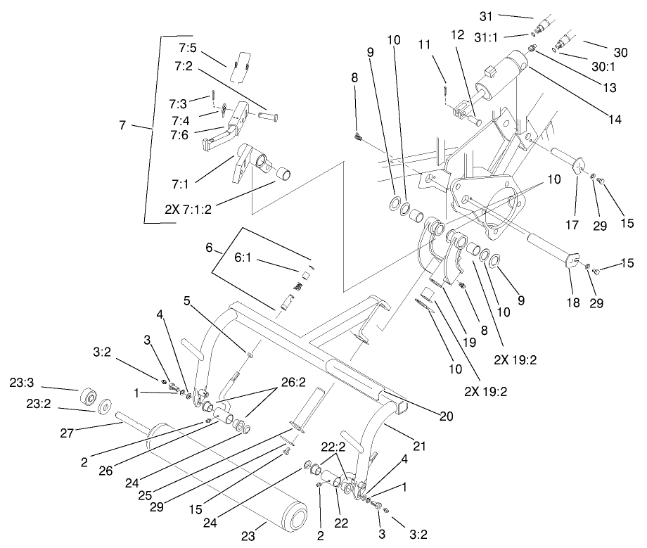 Lh Pull Frame Assembly