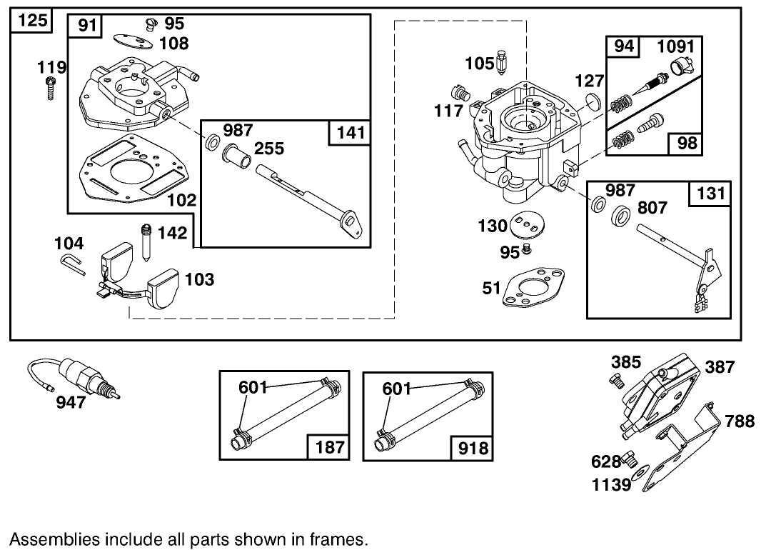 Engine-Briggs And Stratton Model 303447-1408-E1