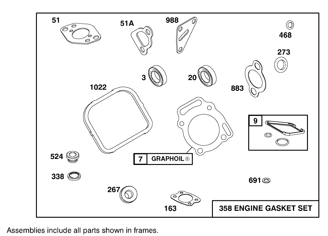 Engine-Briggs And Stratton Model 303447-1408-E1