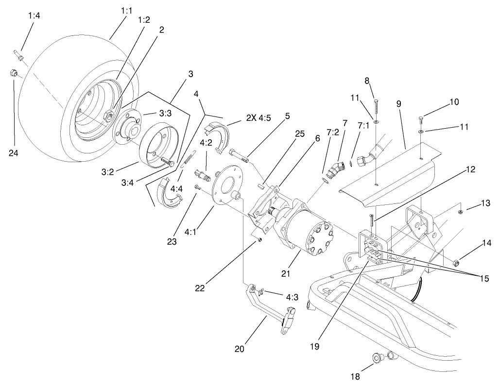 Front Wheel And Brake Assembly
