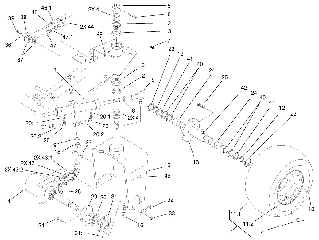 Rear Wheel Assembly