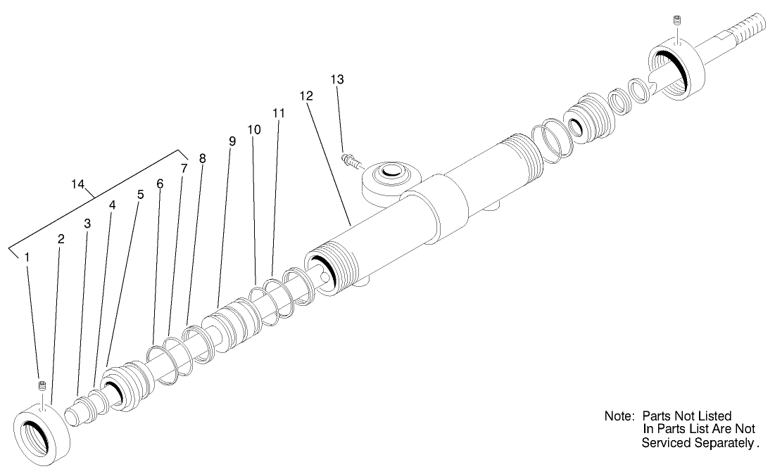 Hydraulic Cylinder Assembly No. 83-2330